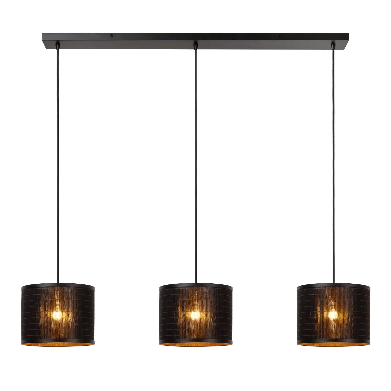 Lucide TAGALOG - Zu00e1vesnu00e9 svetlo - u00d8 40 cm - 3xE27 - u010cierna | Essential