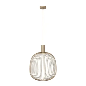 Lucide ESTEREL - Zu00e1vesnu00e9 svetlo - u00d8 40 cm - 1xGU10 - Taupe | Essential