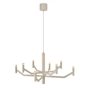 Lucide WELLINGTON - Zu00e1vesnu00e9 svetlo - u00d8 80 cm - LED Dim. - G9 - 2700K - Taupe - Vibes