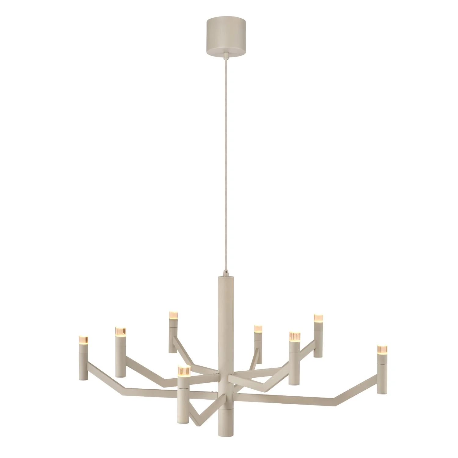 Lucide WELLINGTON - Zu00e1vesnu00e9 svetlo - u00d8 80 cm - LED Dim. - G9 - 2700K - Taupe - Vibes