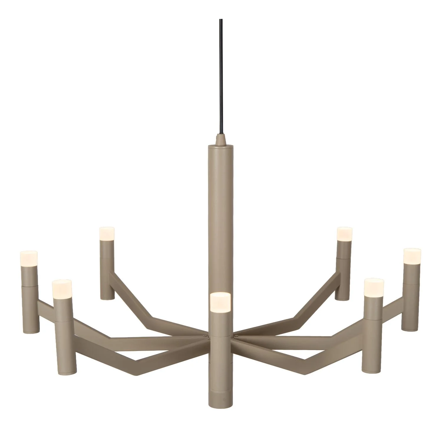 Lucide WELLINGTON - Zu00e1vesnu00e9 svetlo - u00d8 80 cm - LED Dim. - G9 - 2700K - Taupe - Vibes