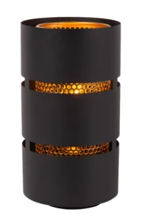Lucide ROSAS - Stolnu00e1 lampa - u00d8 16 cm - 1xE27 - u010dierna