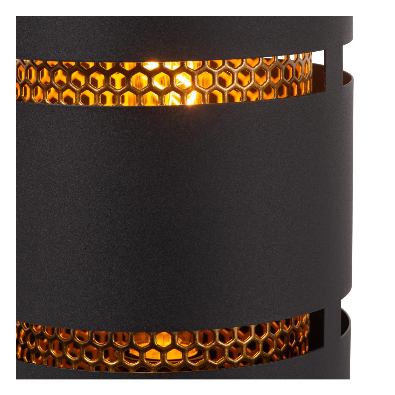 Lucide ROSAS - Stolnu00e1 lampa - u00d8 16 cm - 1xE27 - u010dierna