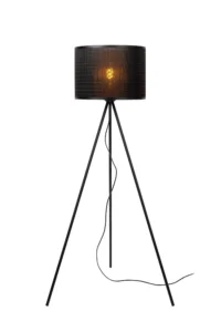Lucide TAGALOG - Stojaca lampa - u00d8 55 cm - 1xE27 - u010dierna