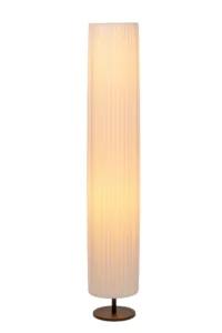 Lucide FOLD - Stojacia lampa - u00d8 20 cm - 2xE27 - biela