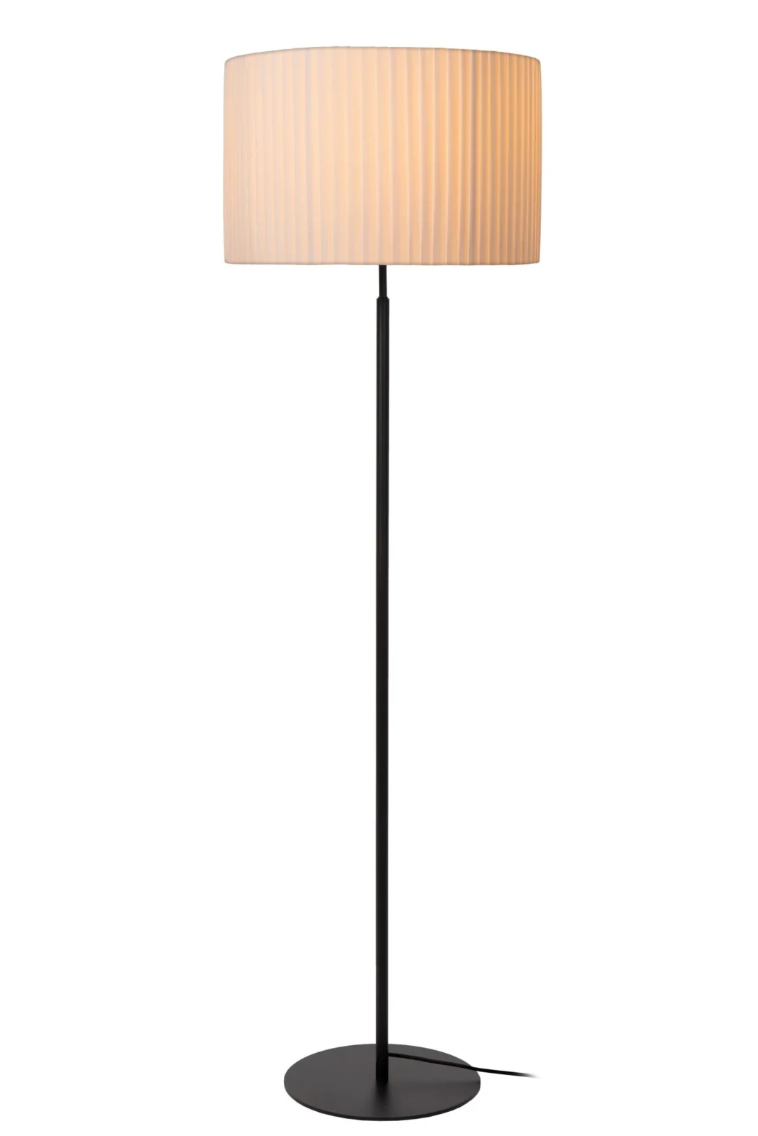 Lucide FOLD - Stojacia lampa - u00d8 45 cm - 1xE27 - biela