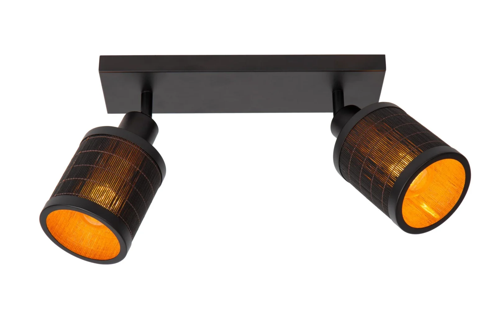 Lucide TAGALOG - Stropnu00fd reflektor - 2xE27 - u010cierny
