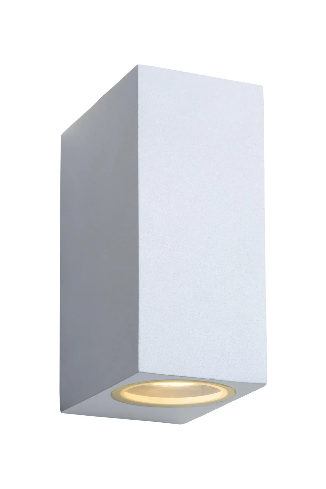 Lucide ZORA-LED - Nu00e1stennu00e9 reflektor / Nu00e1stennu00e9 svetlo Vnu00fatornu00e9/Vonkaju0161ie - LED stmenu00e9. - GU10 - 2x5W 3000K - IP44 - biela
