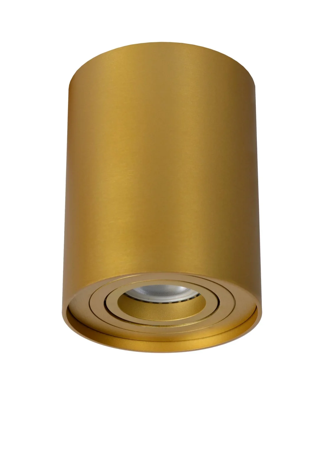 Lucide TUBE - stropnu00e9 reflektory - u00d8 9,6 cm - 1xGU10 - Matt Gold / Brass