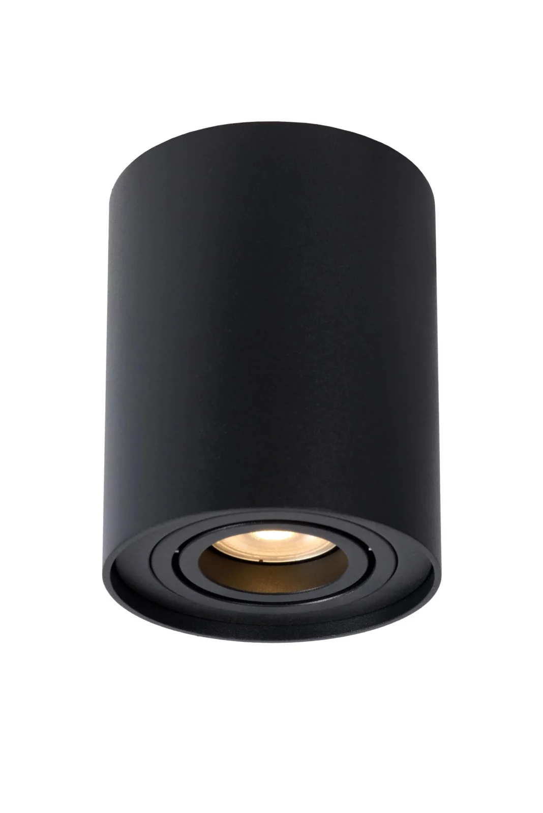 Lucide TUBE - stropnu00e9 reflektory - u00d8 9,6 cm - 1xGU10 - u010dierna