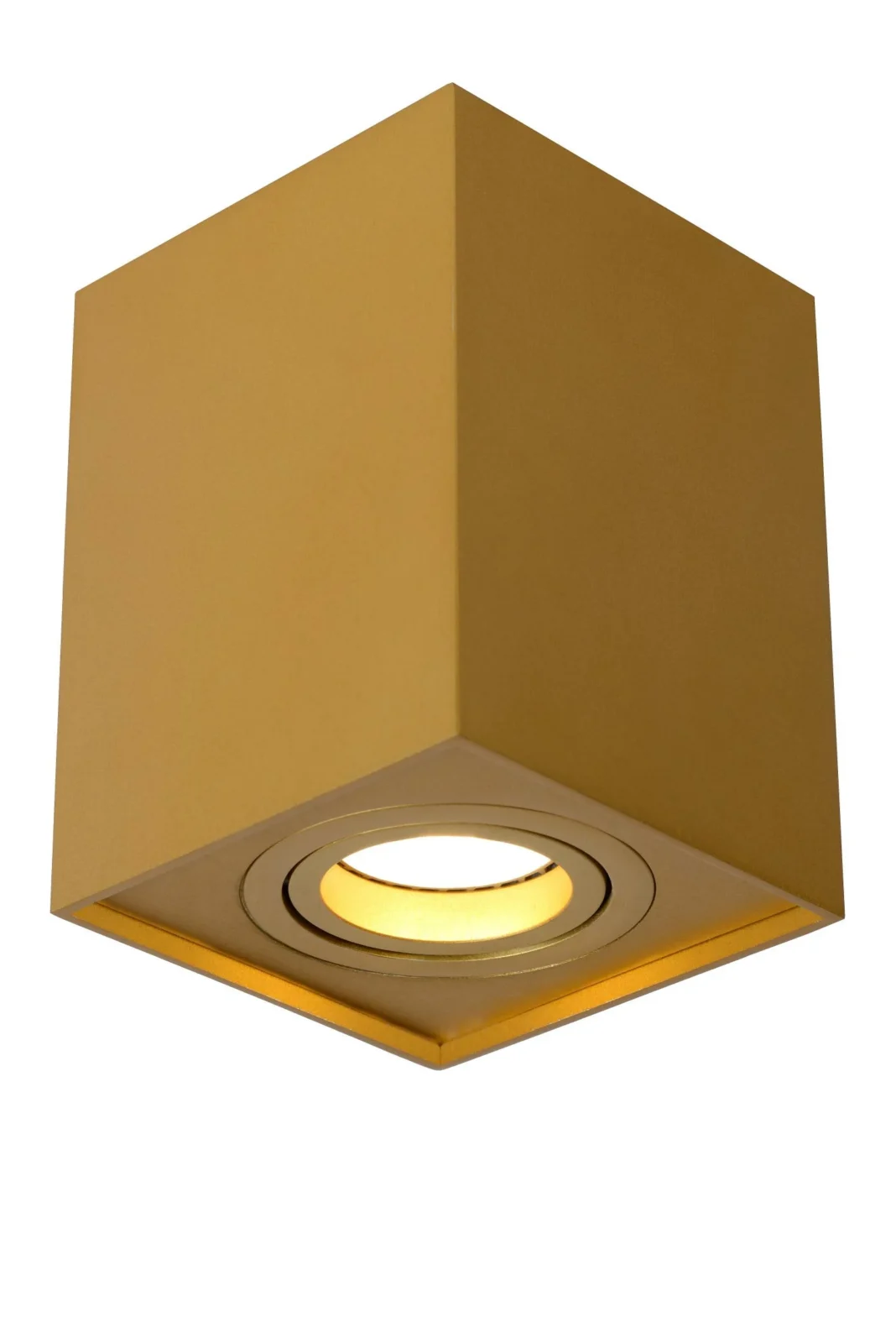 Lucide TUBE - Stropnu00e9 reflektory - 1xGU10 - Matt Gold / Brass