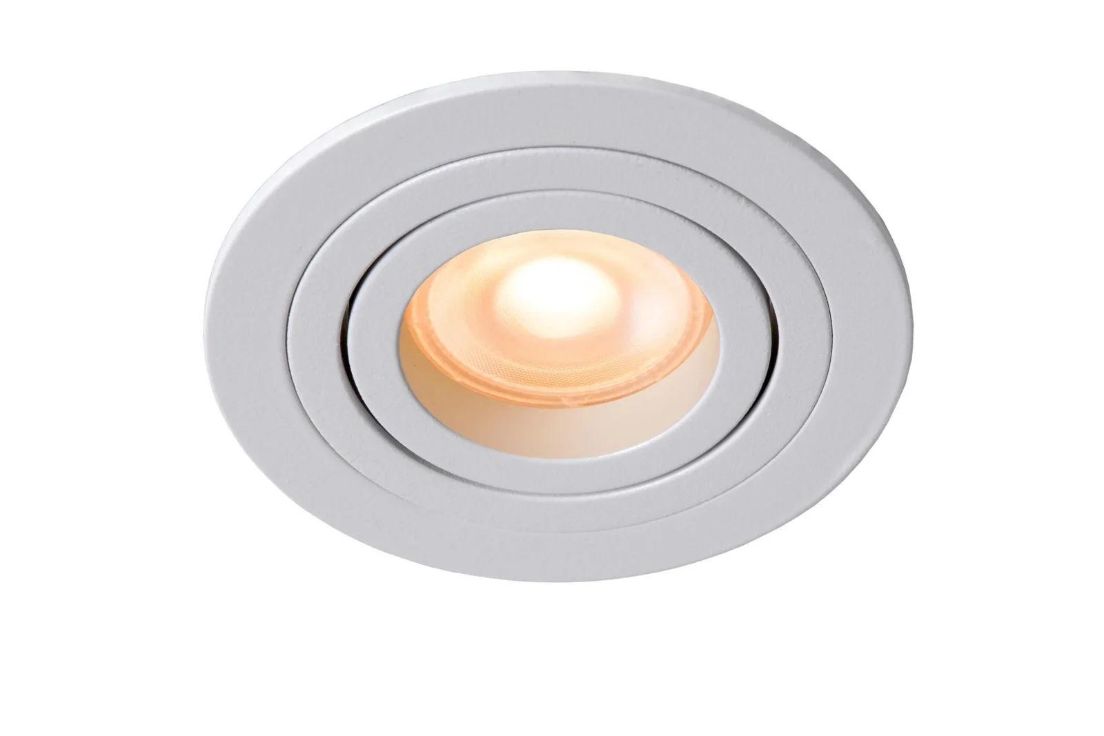 Lucide TUBE - Zapustenu00e9 reflektor - u00d8 9,2 cm - 1xGU10 - biela