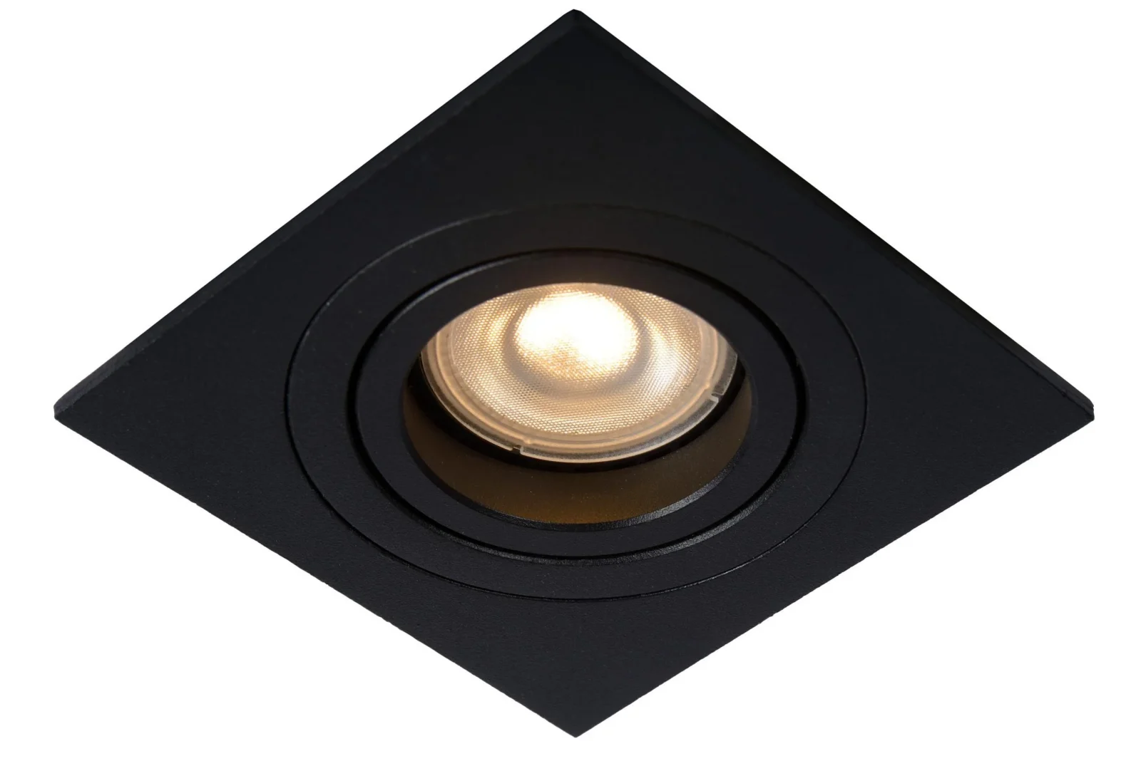 Lucide TUBE - Zapustenu00e9 reflektor - 1xGU10 - u010dierny