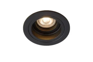 Lucide EMBED - Zapustenu00e9 reflektor - u00d8 9,1 cm - 1xGU10 - u010cierna