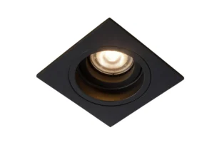 Lucide EMBED - Zapustenu00e9 reflektor - 1xGU10 - u010dierny