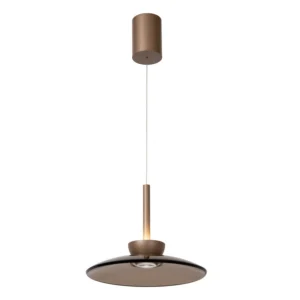 Lucide SANTIAGO - Zu00e1vesnu00e9 svetlo - u00d8 32 cm - LED tlmenu00e9. - CCT - 1x16W 2700K/4000K - jantu00e1rovu00e9 | Pru00e9miovu00e9