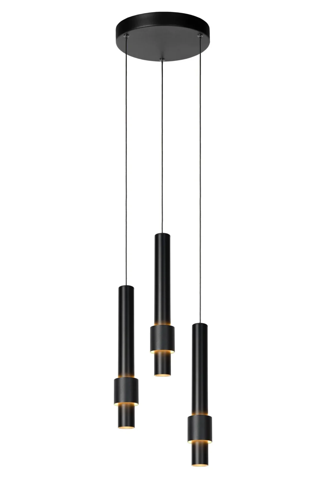 Lucide MARGARY - zu00e1vesnu00e9 svetlo - u00d8 28 cm - LED tlmenu00e9 - 3x4W 2700K - u010dierne