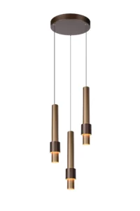 Lucide MARGARY - Zu00e1vesnu00e9 svetlo - u00d8 28 cm - LED tlmenu00e9. - 3x4W 2700K - ku00e1va