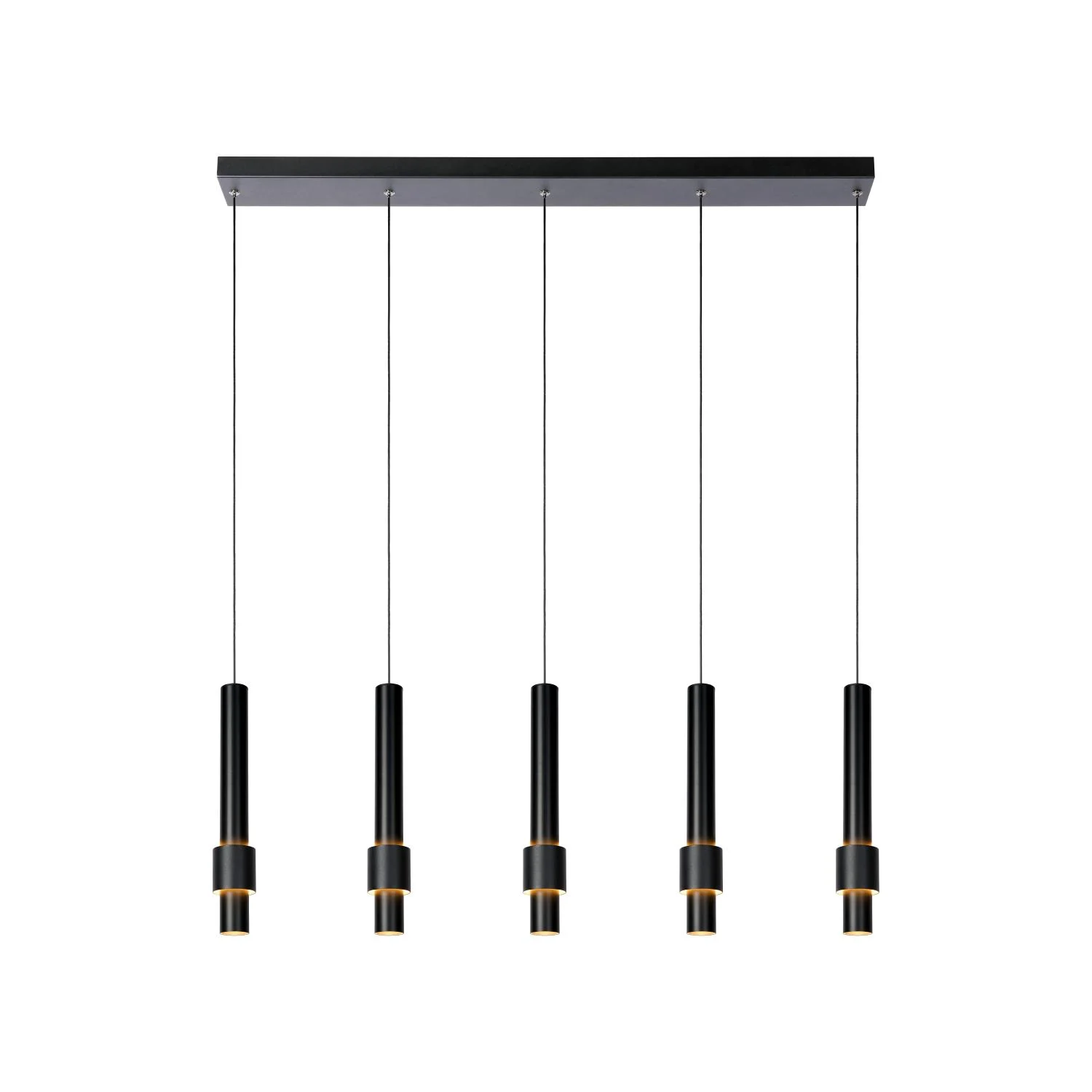 Lucide MARGARY - zu00e1vesnu00e9 svetlo - LED tlmenu00e9 - 5x4,2W 2700K - u010dierne