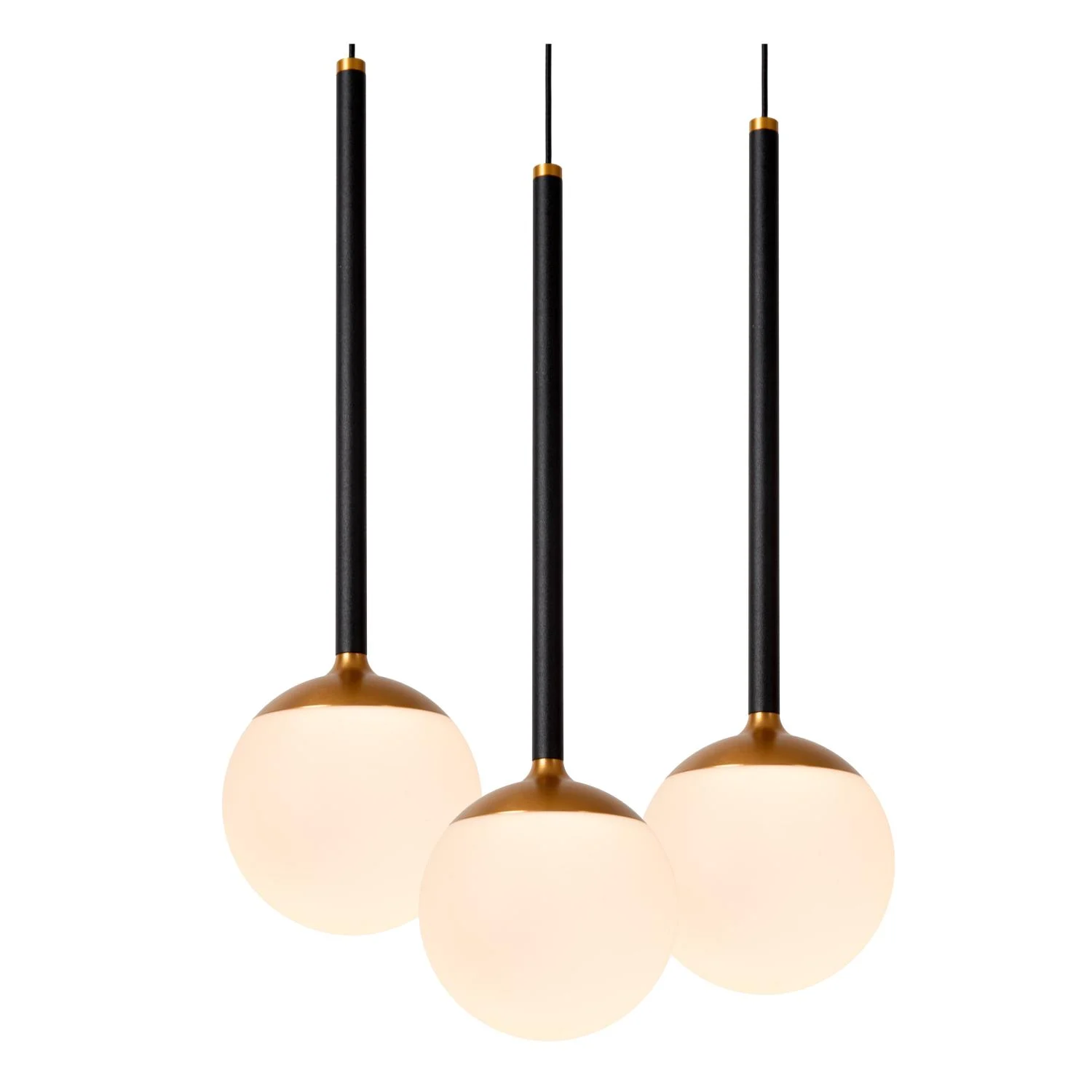 Lucide CALINA - zu00e1vesnu00e9 svetlo - u00d8 42 cm - LED tlmenu00e9 - 5x8,2W 2700K - u010dierna | Pru00e9miovu00e9
