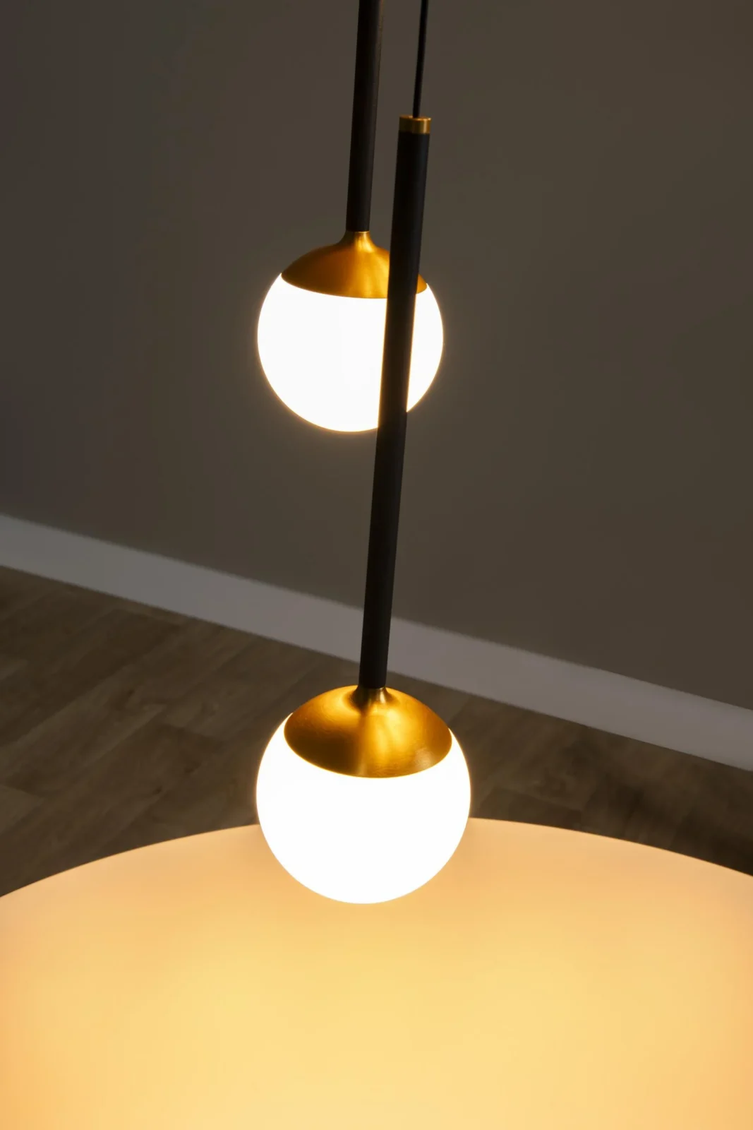 Lucide CALINA - zu00e1vesnu00e9 svetlo - u00d8 42 cm - LED tlmenu00e9 - 5x8,2W 2700K - u010dierna | Pru00e9miovu00e9