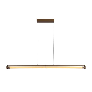 Lucide JANDERIN - Zu00e1vesnu00e9 svetlo - LED tlmenu00e9. - CCT - 2x16,5W 2200K/3300K - snu00edmau010d ruu010dnu00e9ho vlnenia - Champagne Color | Nu00e1lada