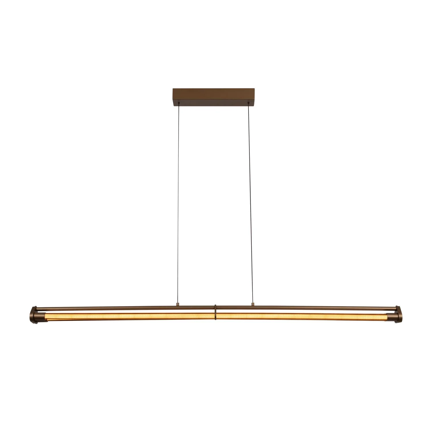 Lucide JANDERIN - Zu00e1vesnu00e9 svetlo - LED tlmenu00e9. - CCT - 2x16,5W 2200K/3300K - snu00edmau010d ruu010dnu00e9ho vlnenia - Champagne Color | Nu00e1lada