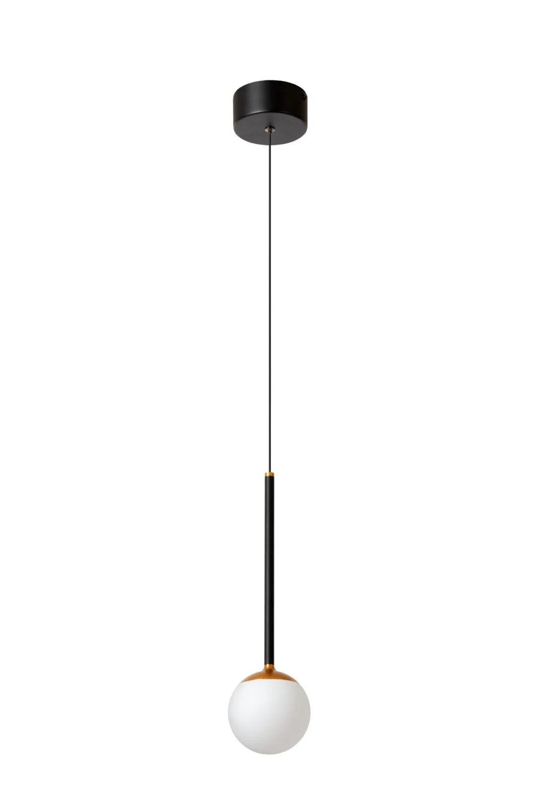 Lucide CALINA - Zu00e1vesnu00e9 svetlo - u00d8 9,9 cm - LED tlmenu00e1 - CCT - 1x7W 2200K/3300K - s vymeniteu013enu00fdm LED modulom - u010dierna | Pru00e9miovu00e9