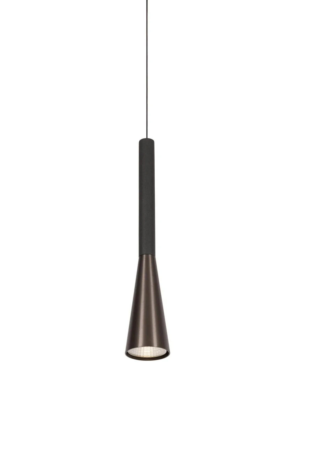 Lucide JOAKIM - Zu00e1vesnu00e9 svetlo - u00d8 7,7 cm - LED tlmenu00e9. - CCT - 1x7W 2700K/4000K - s vymeniteu013enu00fdm LED modulom - Coffee | Pru00e9miovu00e9