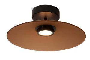 Lucide MENGA - Zapustenu00e9 stropnu00e9 svetlo - u00d8 40 cm - LED tlmenu00e9 - 1x11W 2700K - jantu00e1rovu00e9 | Pru00e9miovu00e9