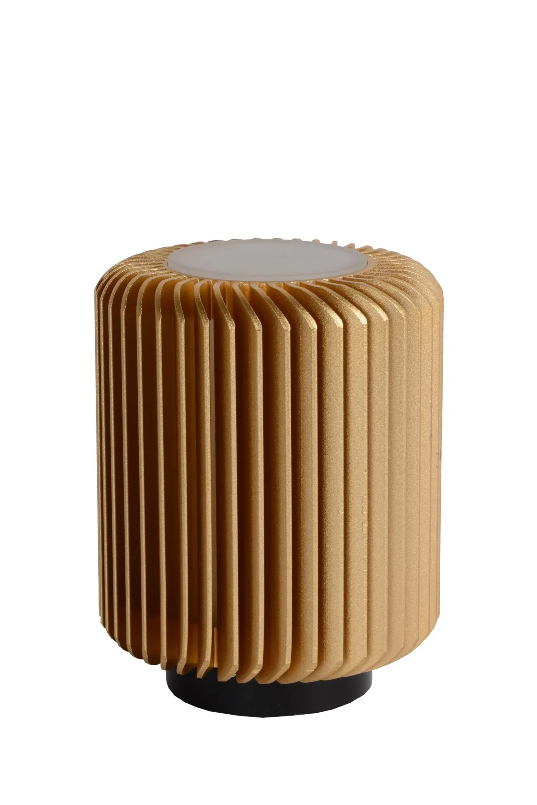 Lucide TURBIN - Stolnu00e1 lampa - u00d8 10,6 cm - LED - 1x5W 3000K - Matt Gold / Brass