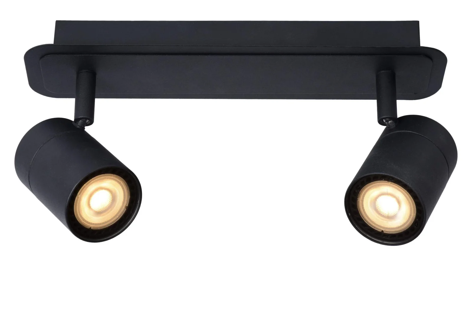 Lucide LENNERT - Stropnu00e9 reflektory Ku00fapeu013eu0148a - LED stmenu00e1. - GU10 - 2x5W 3000K - IP44 - u010dierna