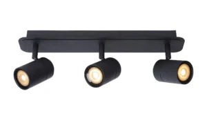 Lucide LENNERT - Stropnu00e9 reflektory Ku00fapeu013eu0148a - LED tlmenu00e9. - GU10 - 3x5W 3000K - IP44 - u010dierna