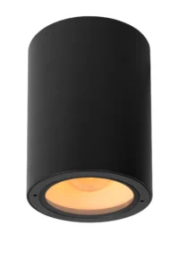 Lucide VOLANTIS - Stropnu00e9 reflektory Vnu00fatornu00e9/vonkaju0161ie - u00d8 10,8 cm - 1xE27 - IP54 - u010cierna