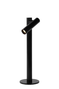 Lucide ANTRIM - Nabu00edjateu013enu00e1 stolnu00e1 lampa vnu00fatornu00e1/vonkaju0161ia - Batu00e9riovu00fd balu00edk - LED tlmenu00fd. - 1x2,2W 2700K - IP54 - S bezdru00f4tovou nabu00edjacou podlou017ekou - u010dierna