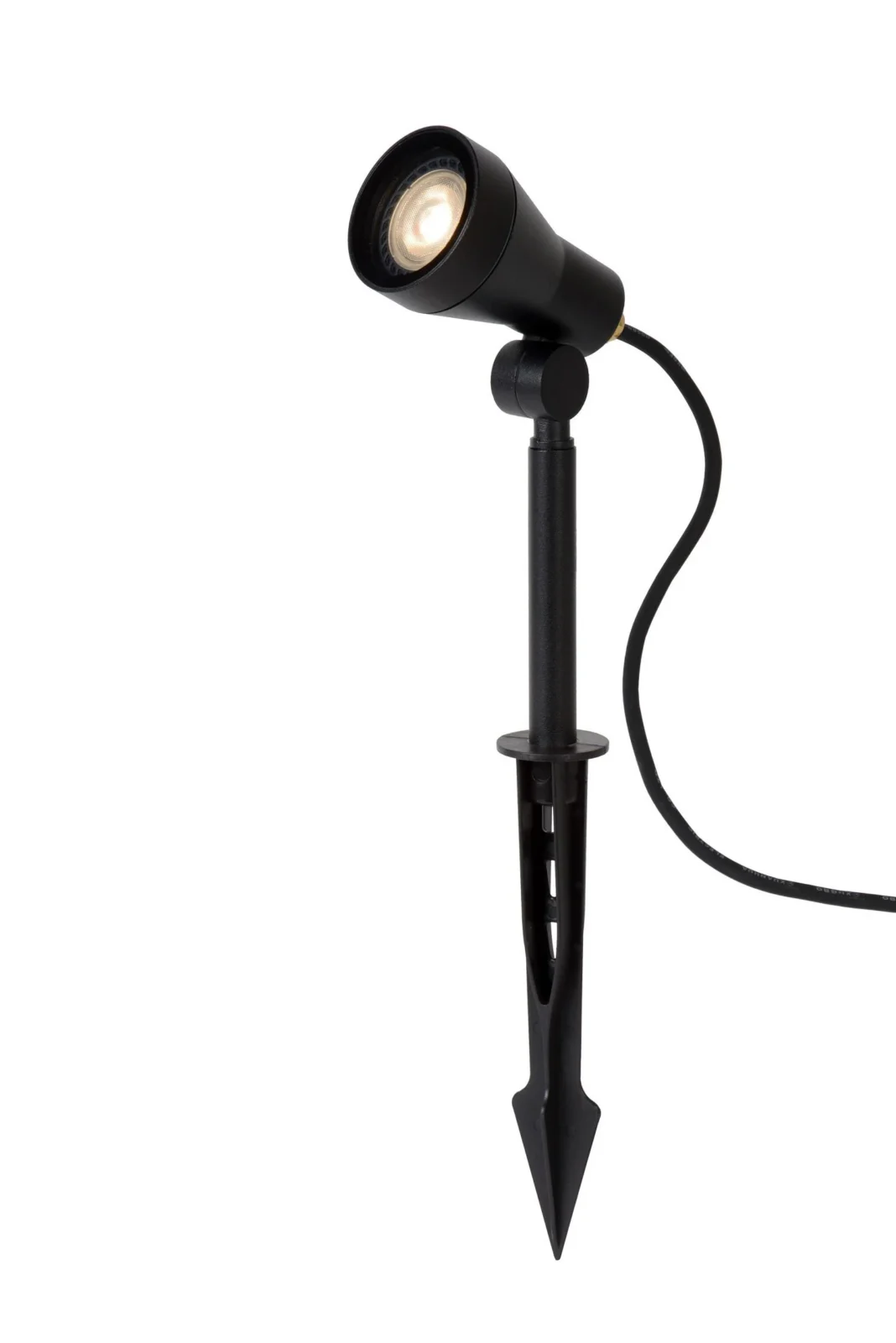 Lucide SPIKE - Zu00e1hradnu00e9 reflektory - u00d8 6,5 cm - LED tlmenu00e9. - GU10 - 1x5W 3000K - IP54 - u010dierna