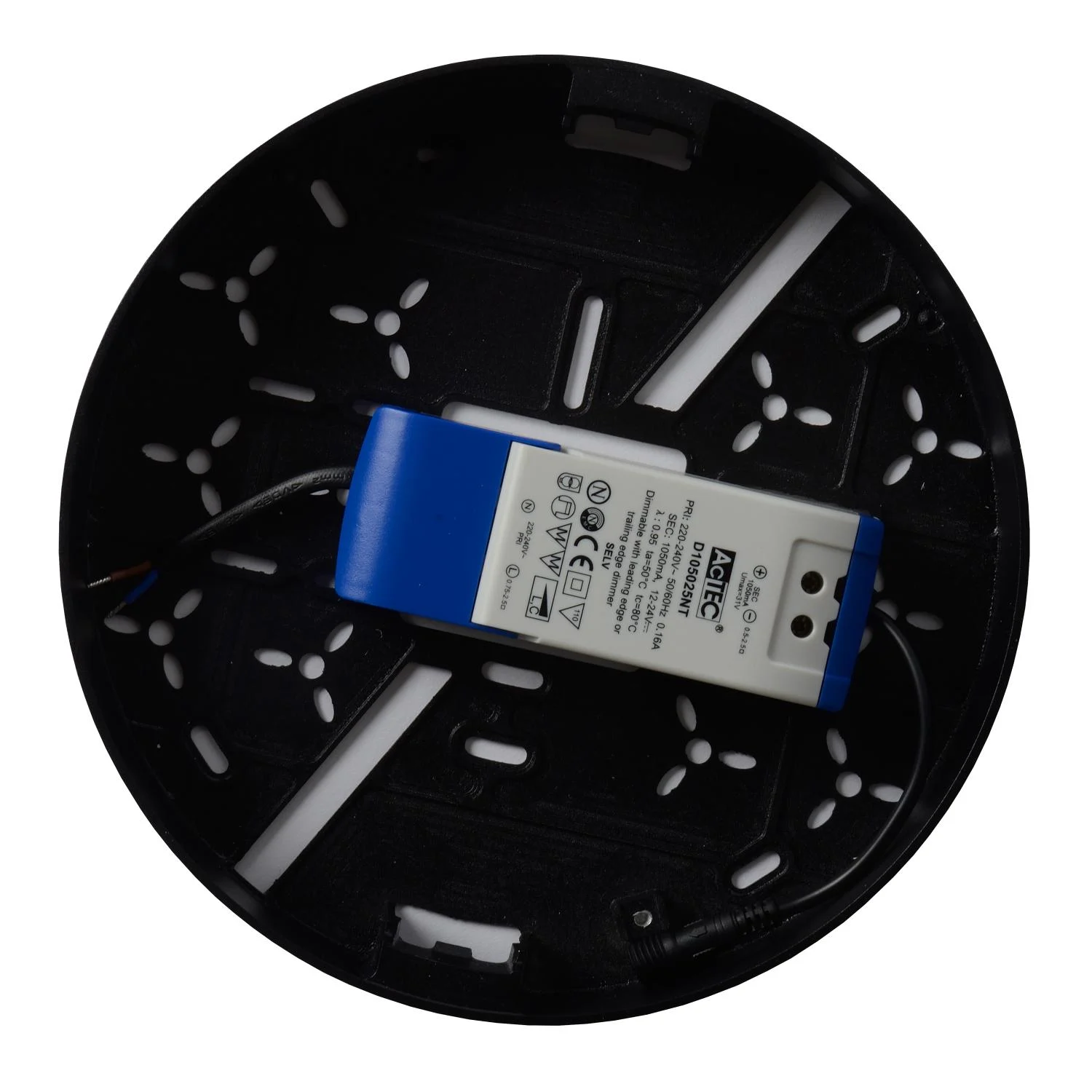 Lucide CERES-LED - zapu00fau0161u0165acie stropnu00e9 svetlo Ku00fapeu013eu0148a - u00d8 21,5 cm - LED stmievanu00e1. - 1x30W 3000K - IP44 - u010dierna