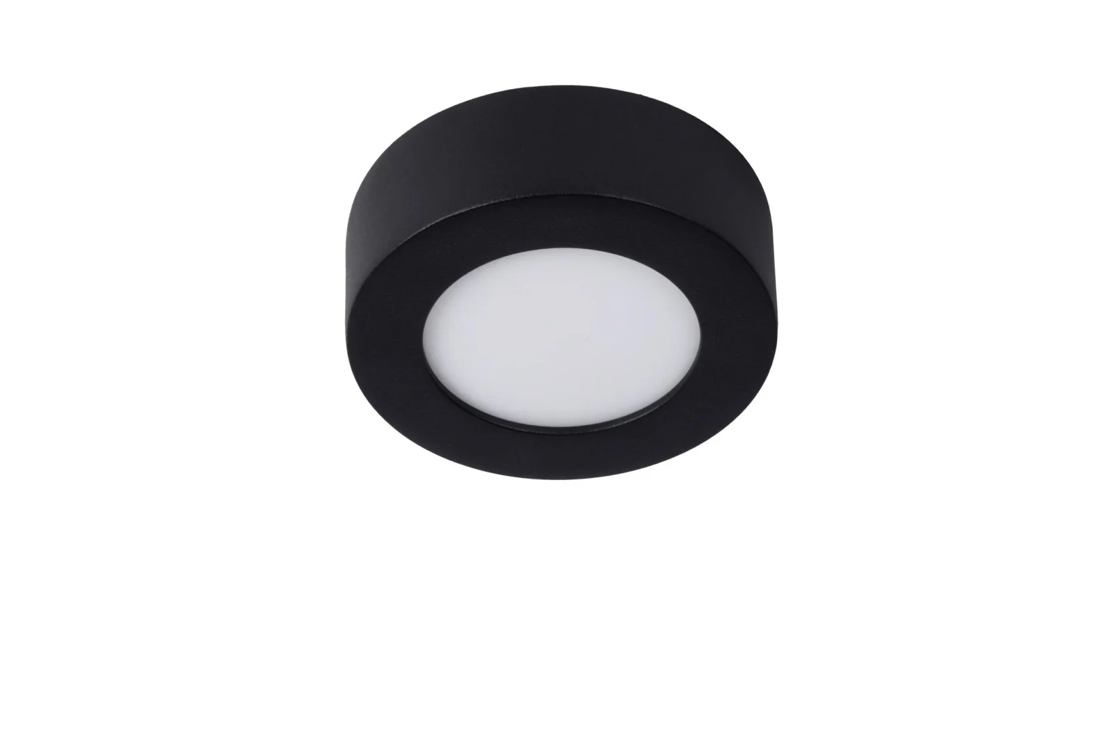 Lucide BRICE-LED - Spu00fau0161u0165acie stropnu00e9 svetlo Ku00fapeu013eu0148a - u00d8 11,7 cm - LED stmievanu00e1. - 1x8W 3000K - IP44 - u010dierna