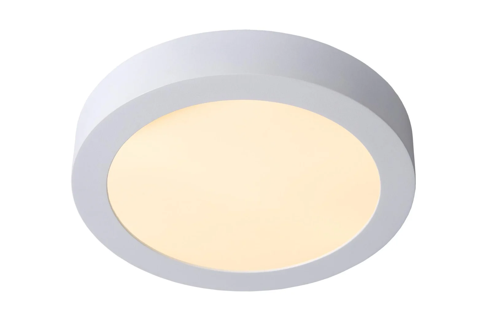Lucide BRICE-LED - Spu00fau0161u0165acie stropnu00e9 svetlo Ku00fapeu013eu0148a - u00d8 24 cm - LED stmievanu00e1. - 1x15W 3000K - IP44 - biela