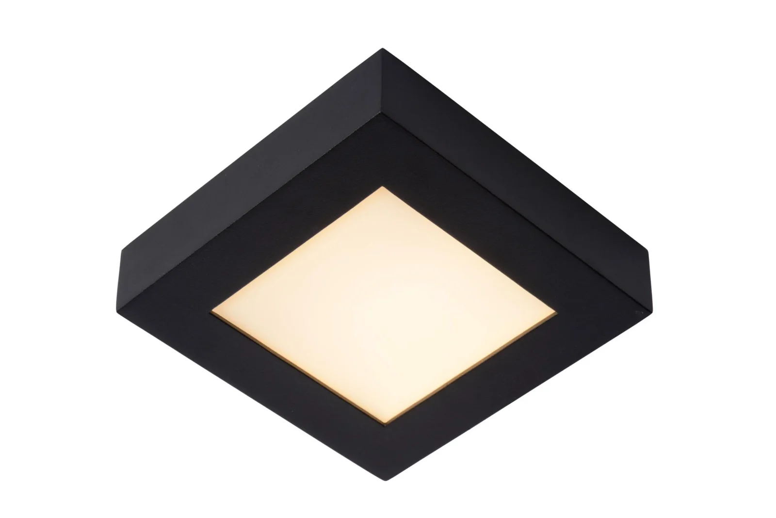 Lucide BRICE-LED - Spu00fau0161u0165acie stropnu00e9 svetlo Ku00fapeu013eu0148a - LED tlmenu00e9. - 1x15W 3000K - IP44 - u010dierna