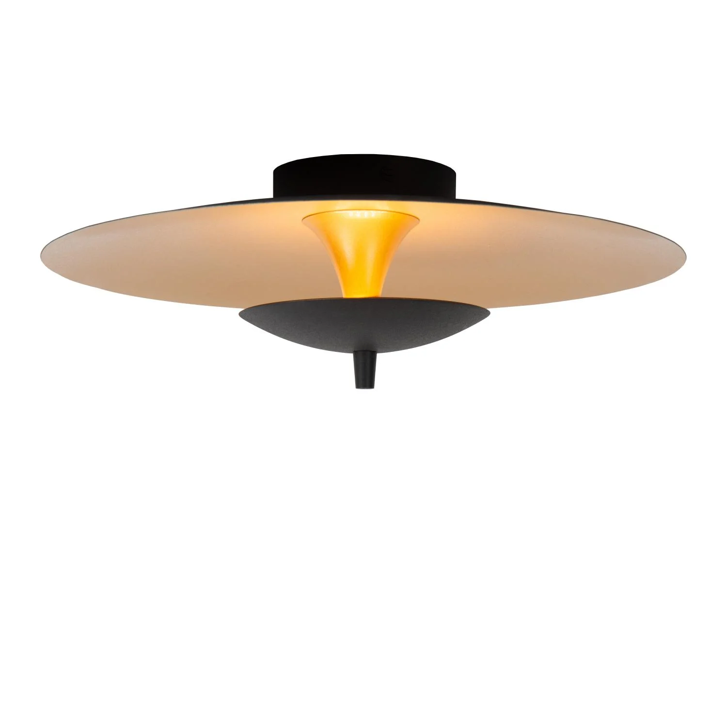 Lucide VULCAN - Zapustenu00e9 stropnu00e9 svetlo - u00d8 35 cm - LED tlmenu00e9 - 1x9W 3000K - u010dierne