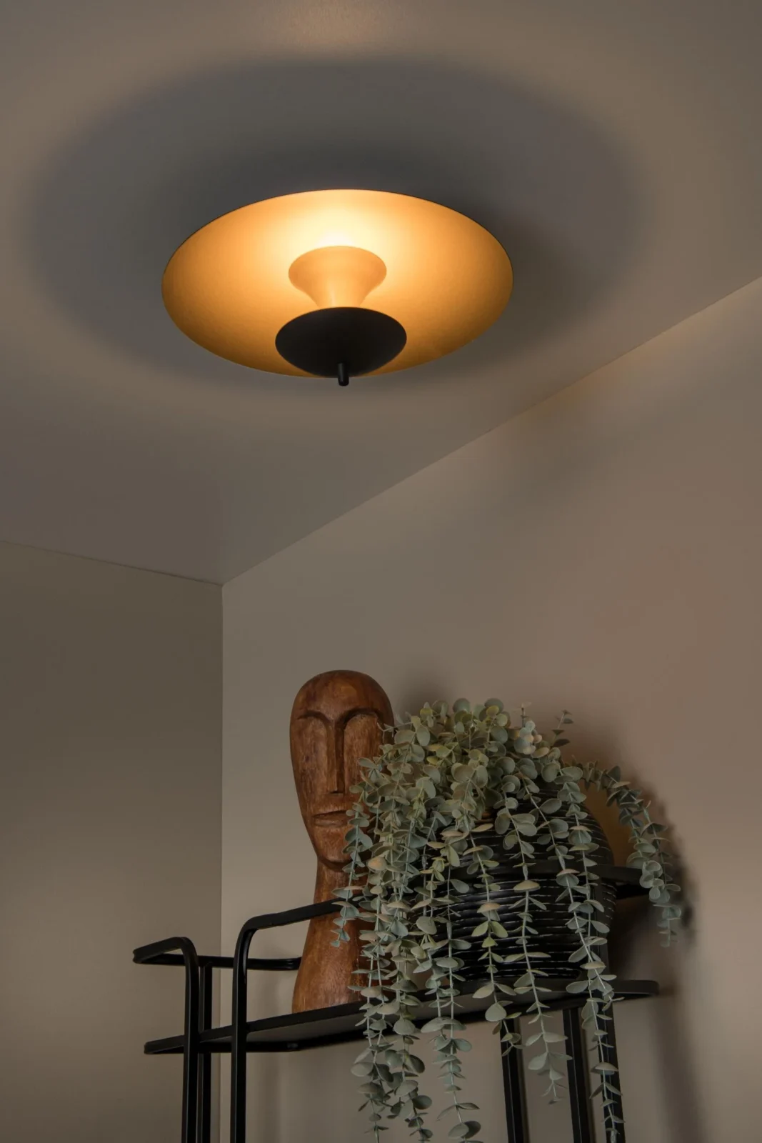 Lucide VULCAN - Zapustenu00e9 stropnu00e9 svetlo - u00d8 35 cm - LED tlmenu00e9 - 1x9W 3000K - u010dierne