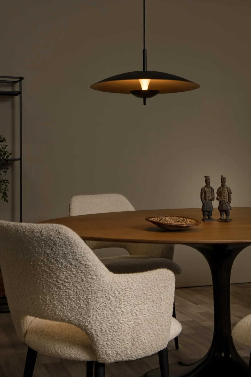 Lucide VULCAN - Zu00e1vesnu00e9 svetlo - u00d8 47 cm - LED tlmenu00e9 - 1x9W 3000K - u010dierne