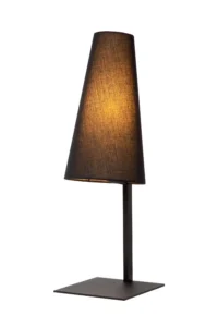 Lucide GREGORY - Stolnu00e1 lampa - 1xE27 - u010cierna