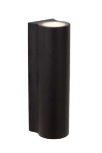 Lucide AKRA - Nu00e1stennu00e9 svetlo vnu00fatornu00e9/vonkaju0161ie - LED - 2x6,5W 2700K - IP54 - u010dierne