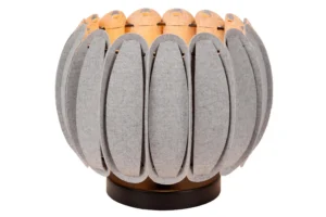 Lucide SPENCER - Stolnu00e1 lampa - u00d8 30 cm - 1xE27 - Sivu00e1