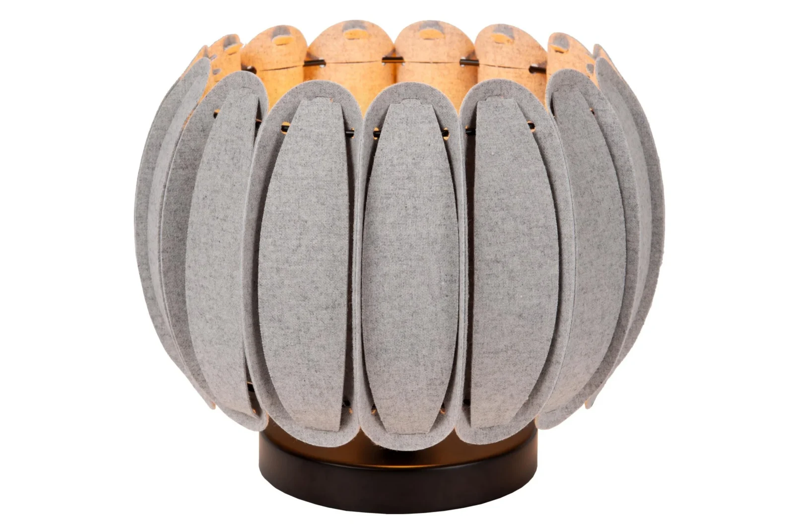 Lucide SPENCER - Stolnu00e1 lampa - u00d8 30 cm - 1xE27 - Sivu00e1