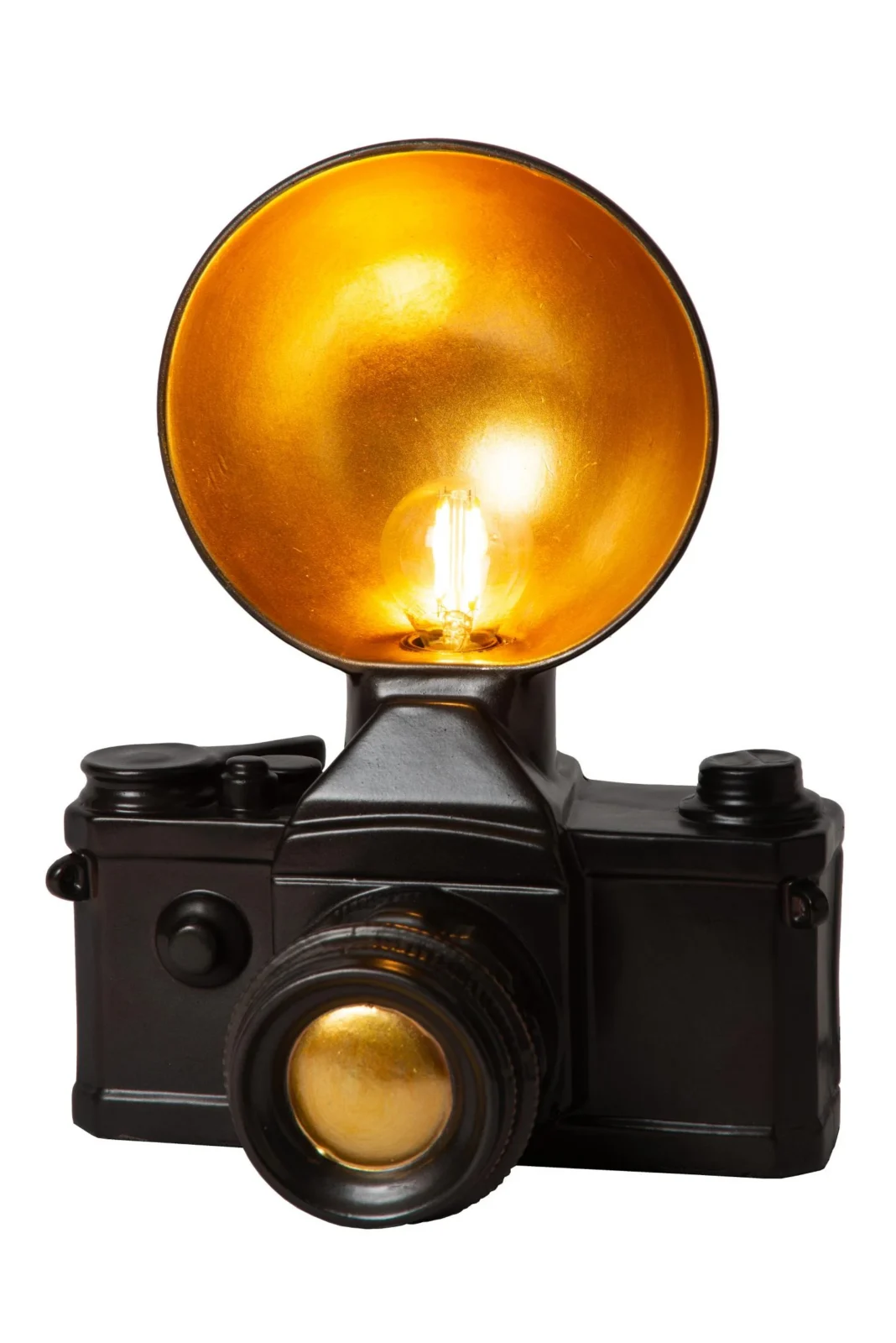 Lucide EXTRAVAGANZA KAMERA - Stolnu00e1 lampa - 1xE14 - u010cierna