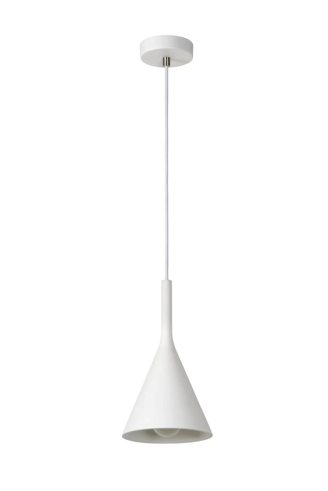 Lucide GIPSY - zu00e1vesnu00e9 svetlo - u00d8 16,5 cm - 1xE27 - biela