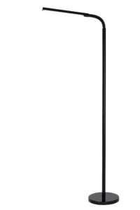 Lucide GILLY - Podlahovu00e1 lampa na u010du00edtanie - LED - 1x6W 2700K - u010dierna